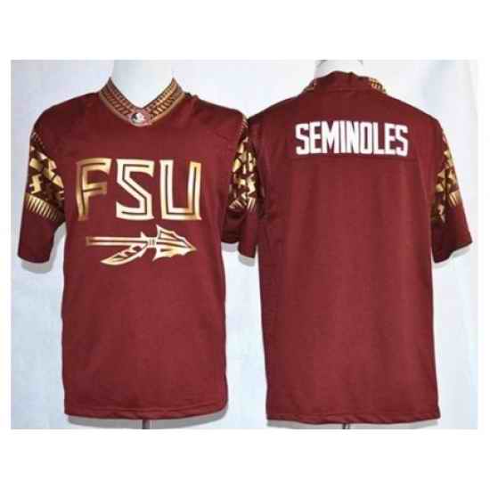 Florida State Seminoles (FSU) Blank Red Pride Fashion Stitched NCAA Jersey